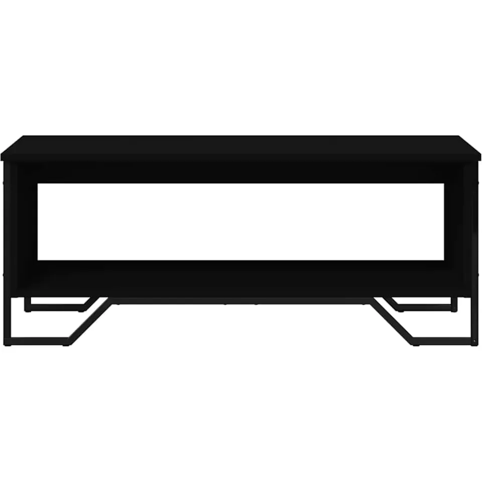 vidaXL Salontafel 100x51x40 cm bewerkt hout zwart, foto 4
