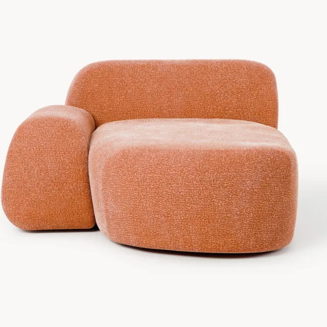 Westwing Collection Hoekmodule Wolke Terracotta