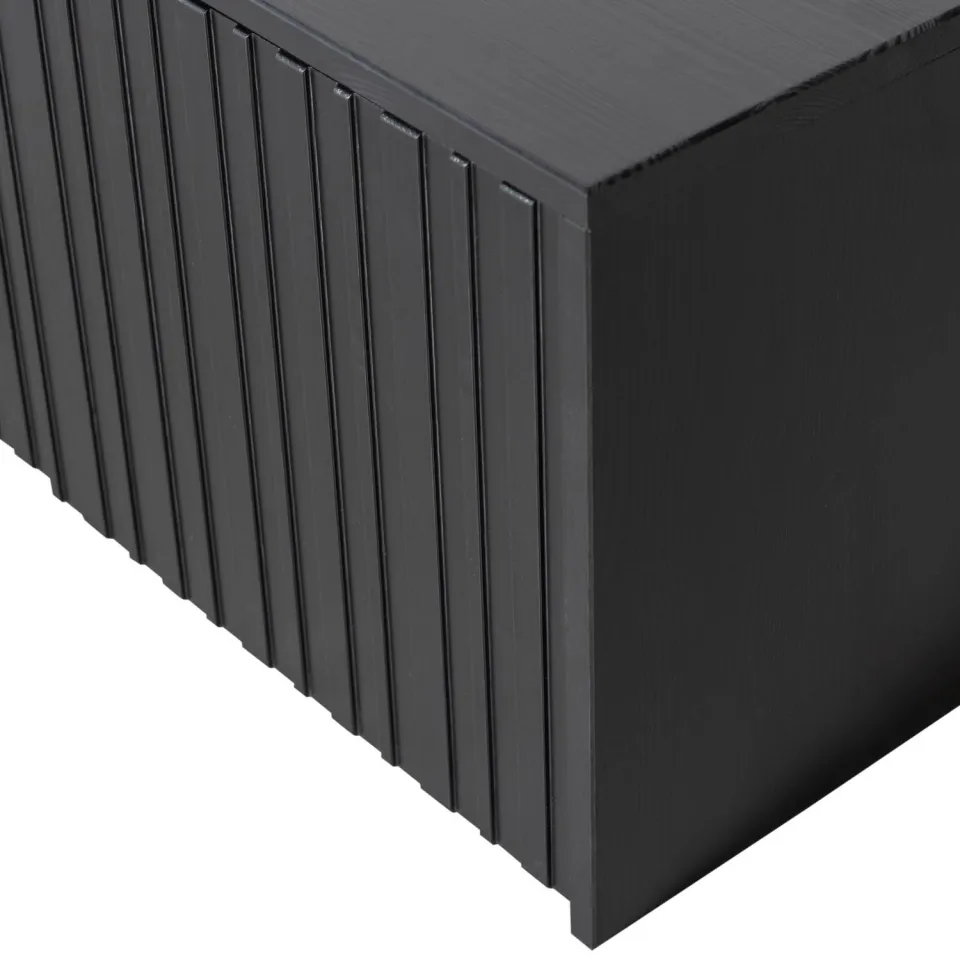 WOOOD New Gravure kistbank zwart, foto 6