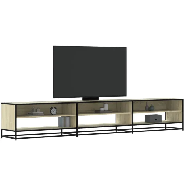 vidaXL Tv-meubel 270x40x46 cm bewerkt hout sonoma eikenkleurig Bruin
