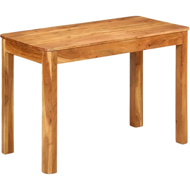 vidaXL Eettafel - 110x55x76 - cm - massief - acaciahout Bruin