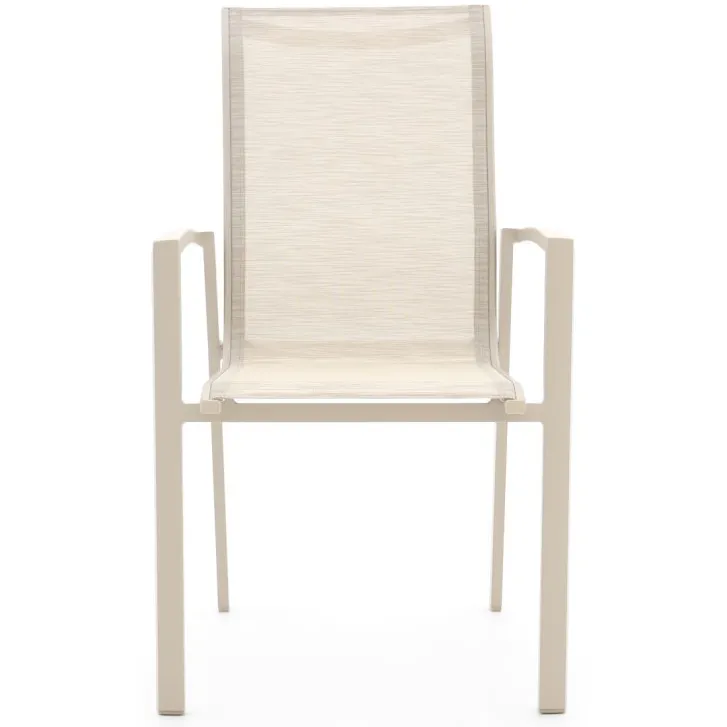 Forza Furniture Forza Centallo dining tuinstoel stapelbaar taupe, foto 3