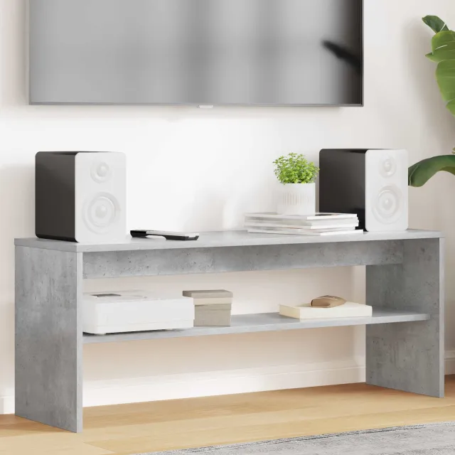 vidaXL TV-kast 100 x 30 x 40 cm Beton Grijs Bewerkt hout, foto 2