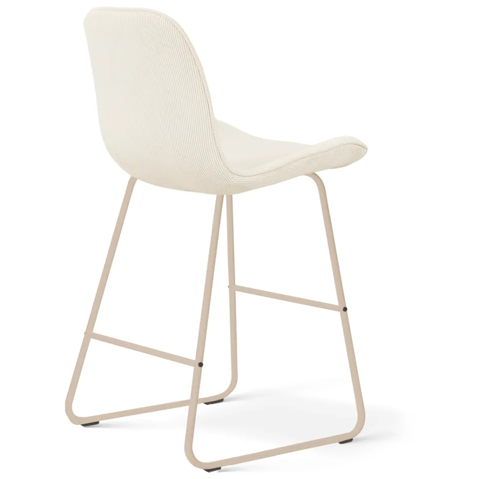 Nolon Nino-Fé barkruk rib beige - beige onderstel - 65 cm, foto 3