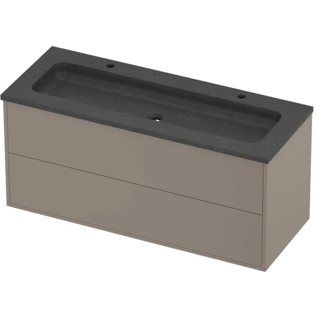 Proline Rollo Badmeubelset Hardsteen Elegant In Kader 120x46x54 cm Blue Stone Clay Beige