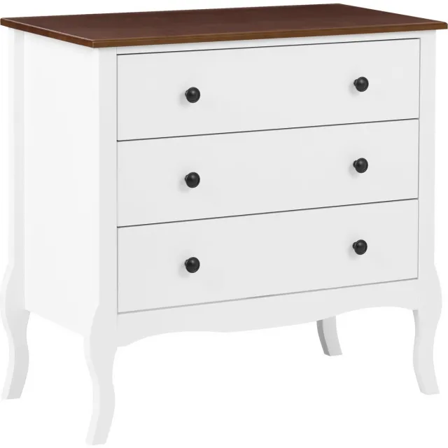 Beliani NUNDLE - Ladekast 3 lades - Wit - MDF
