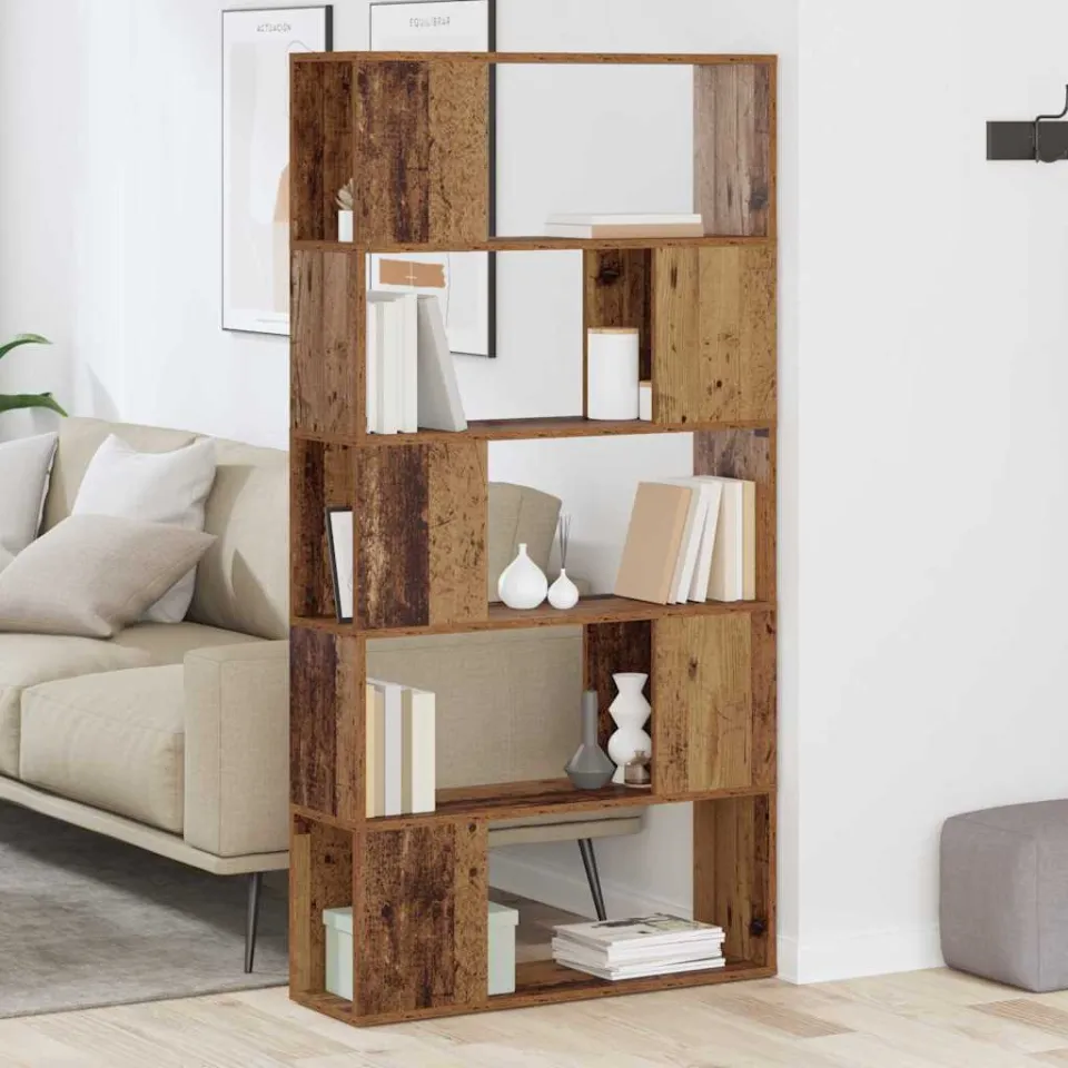 vidaXL Tv-meubelset 80 x 24 x 156 cm Bruin Bewerkt hout, foto 3