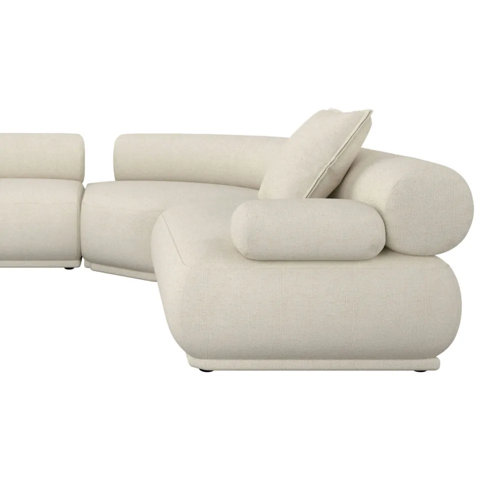 Zuiver 7,5-zitsbank rechts Rembrandt - beige, foto 5
