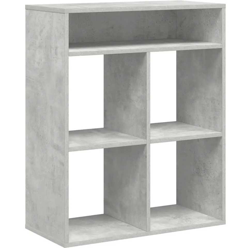 vidaXL Boekenkast 66x31x80 cm bewerkt hout betongrijs grijs, foto 3