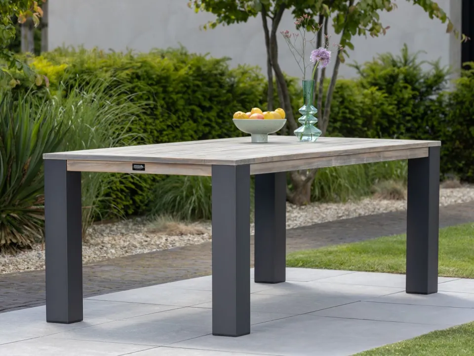 Manifesto Furniture Manifesto Matese/ROUGH-X 240cm dining tuinset 7-delig grijs, foto 5