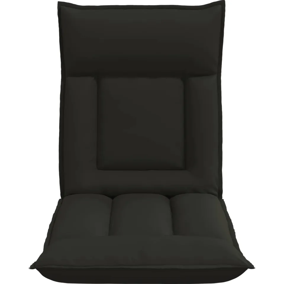 vidaXL Verstelbare vlo stoelen Zwart Kunstleer, foto 4