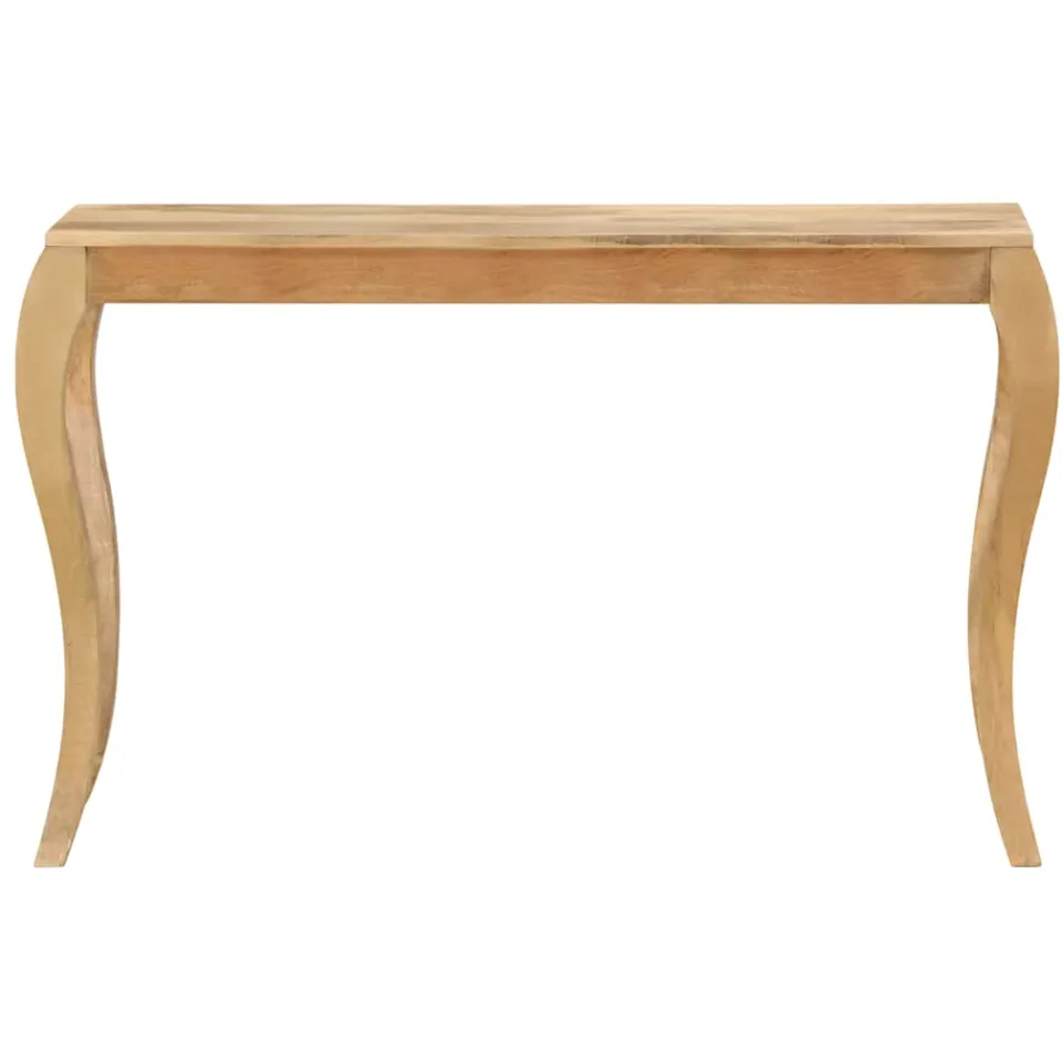 vidaXL Wandtafel 118x38x76 cm massief mangohout bruin, foto 2