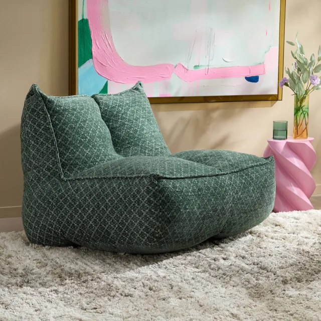 NOUS Living fauteuil Chubby groen, foto 2