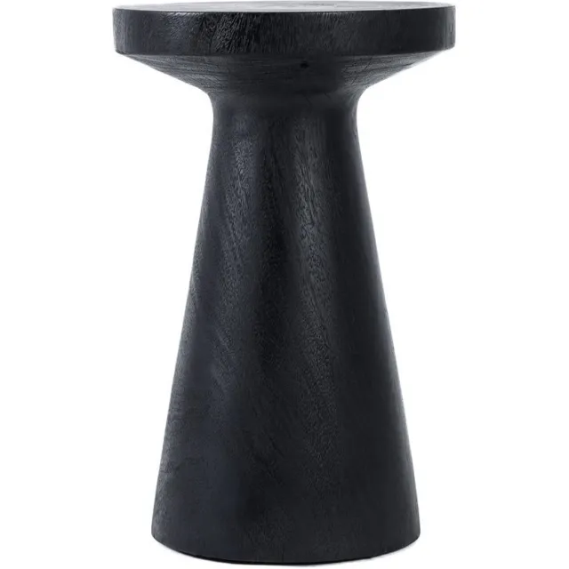 Bazar Bizar Safaary - The Fiji Side Table - Black Zwart
