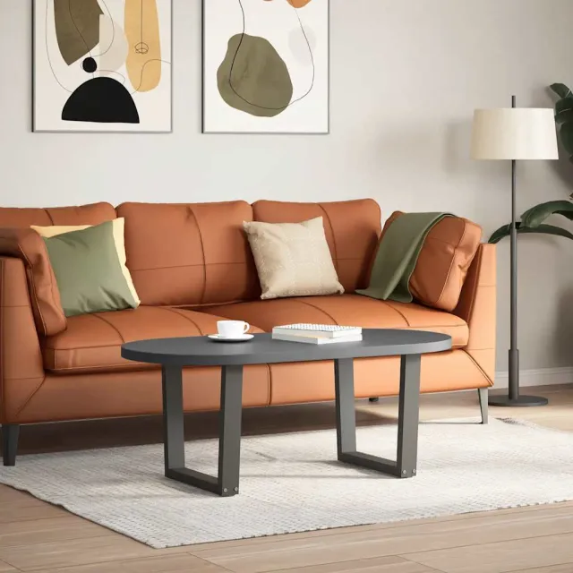 vidaXL Salontafelpoten 2 st V-vormig 60x(42-43,3) cm staal naturel Bruin