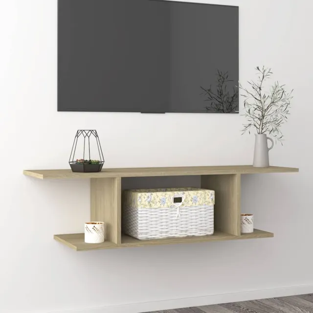 vidaXL Tv-wandmeubel 103x30x26,5 cm sonoma eikenkleurig, foto 2