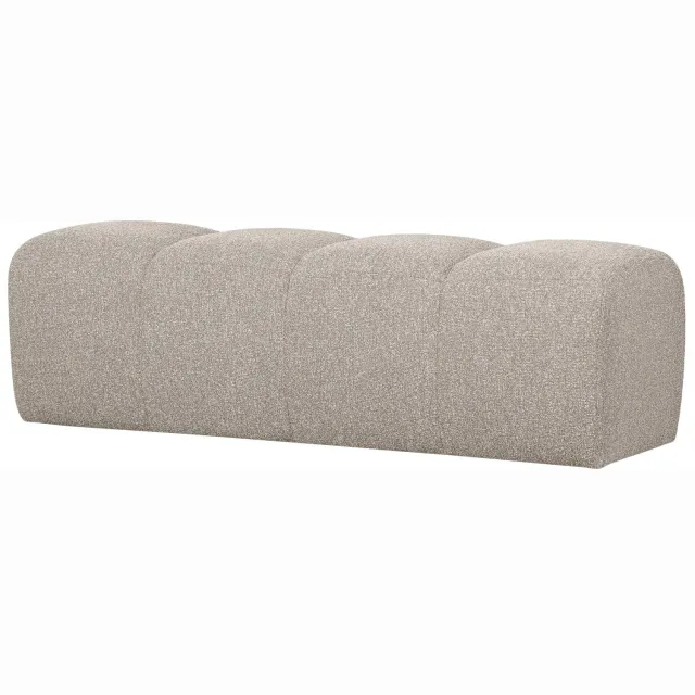 WOOOD Mojo eetbankje beige beige melange
