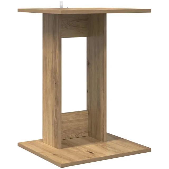 vidaXL Bijzettafel - Artisan - Eiken - 45 - x - 40 - x - 62,5 - cm - Bewerkt - hout Artisan eiken