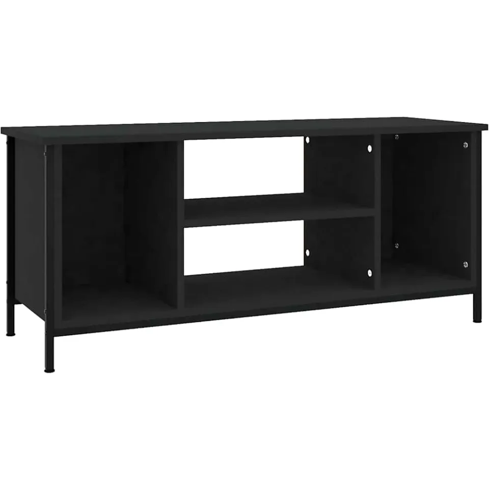 vidaXL Tv-meubel 102x35x45 cm bewerkt hout zwart