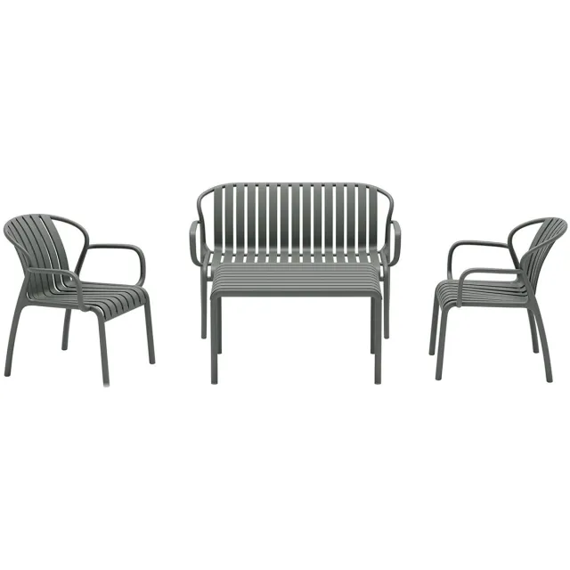 Garden Impressions Jade loungeset 4-delig - stone groen