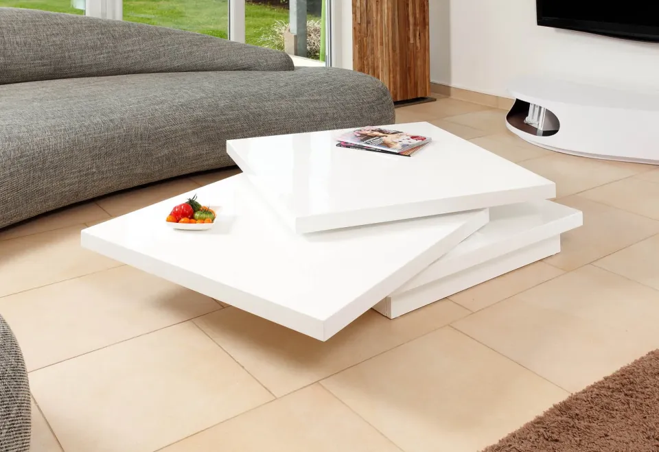 salontafel Gina hoogglans wit, foto 3