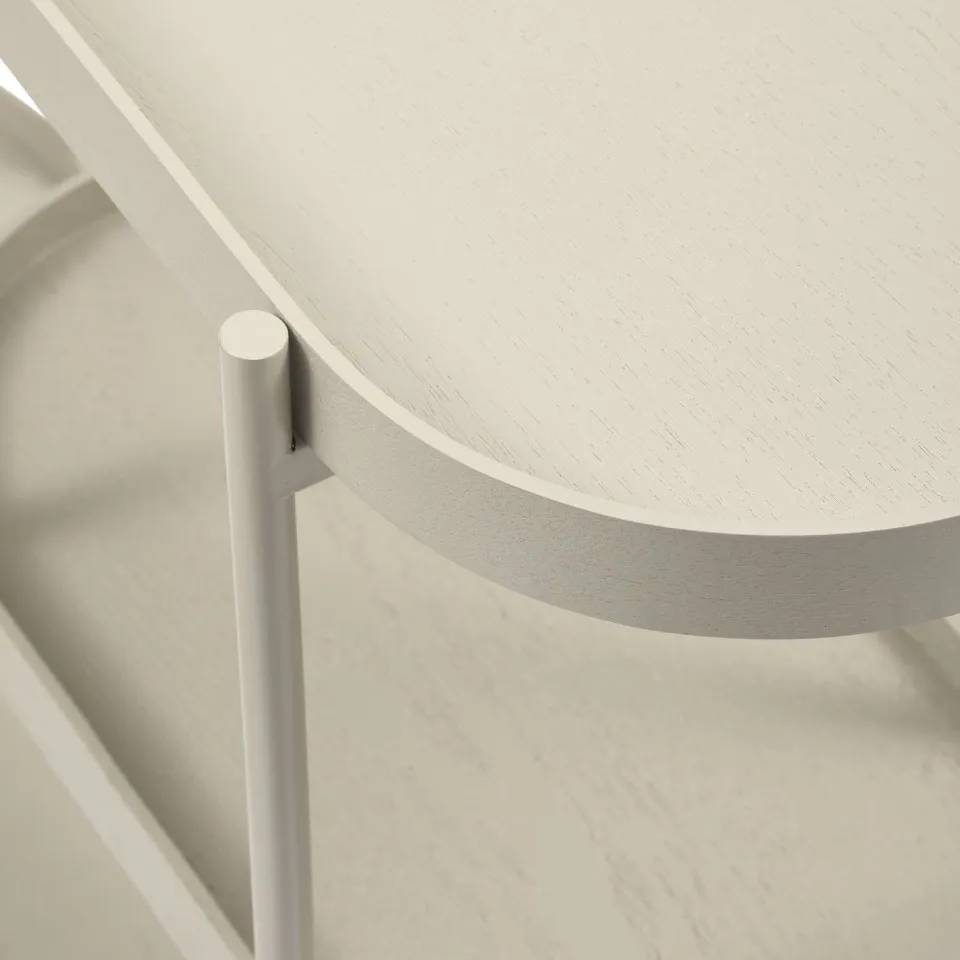 WOOOD Noan bijzettafel beige, foto 5