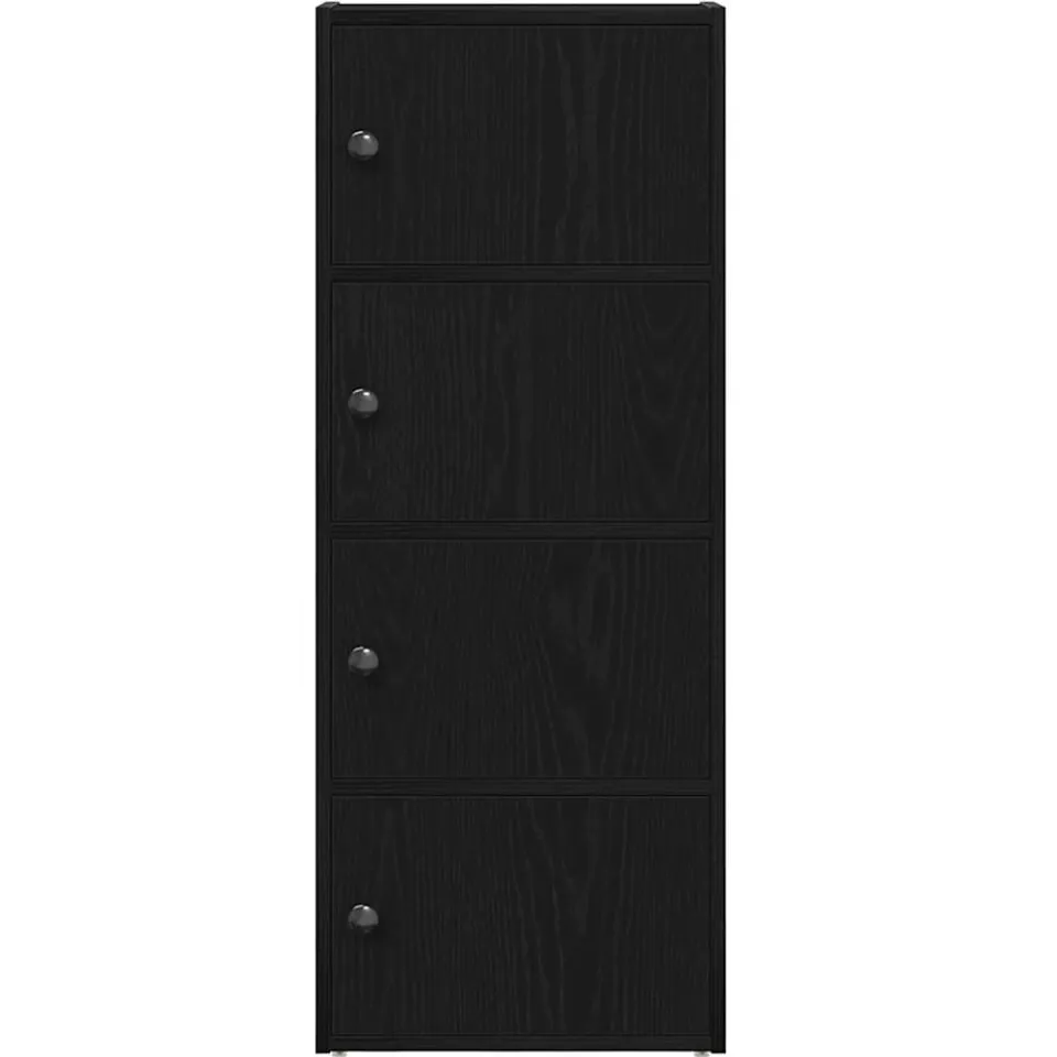 vidaXL Boekenkast 40x24x102 cm bewerkt hout zwart eikenkleurig, foto 4