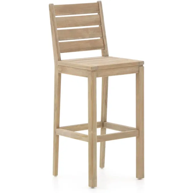 ROUGH Furniture ROUGH-S Barstoel (met rug) Bruin
