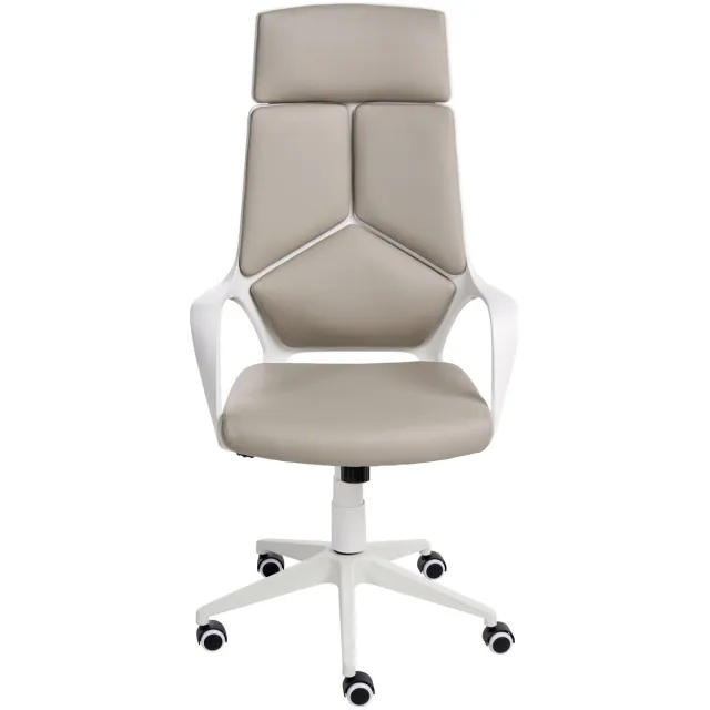 Beliani DELIGHT II - Bureaustoel - Taupe - Kunstleer Beige