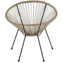 Central Park - Praxis Eigen Merk Central Park Tuinstoel Acapulco - Wicker - Natuurlijk bruin, foto 4