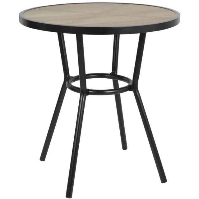 Bolero marston ronde buitentafel zwart 700mm