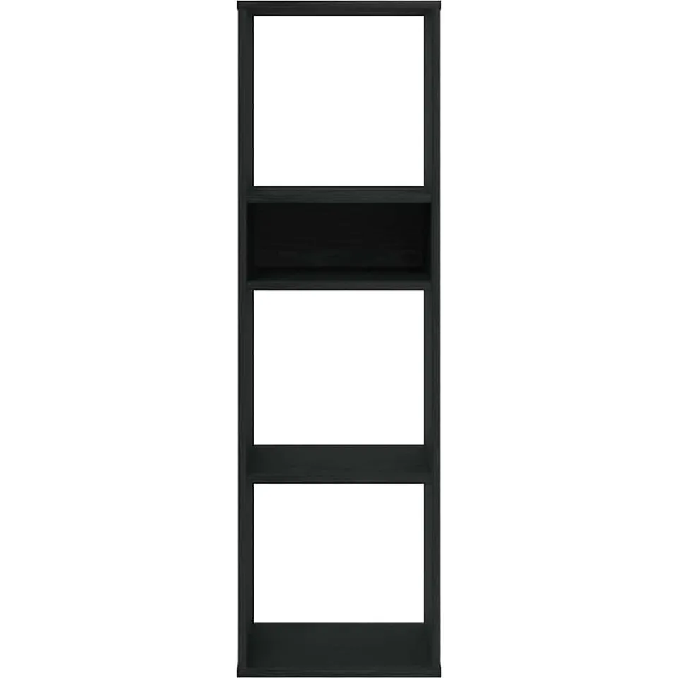 vidaXL Boekenkast 34x31x112 cm bewerkt hout zwart, foto 3