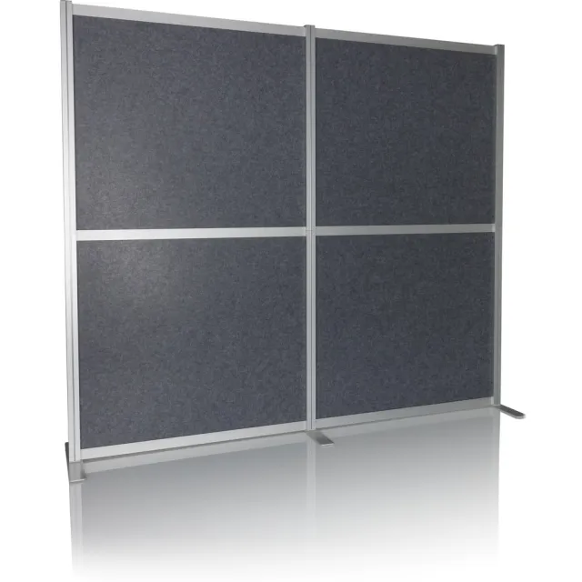 hjh office Akoestische scheidingswand / verplaatsbare wand FLEXMIUT MODUL 160x176 PET grijs hjh OFFICE