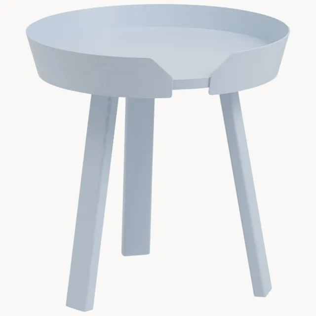 Muuto Ronde salontafel Around Lichtblauw
