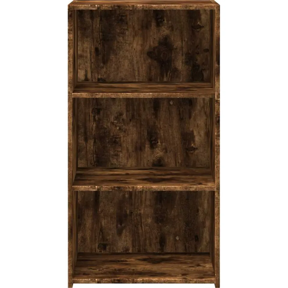 vidaXL Dressoir 50x41x93 cm bewerkt hout gerookt eikenkleurig Bruin