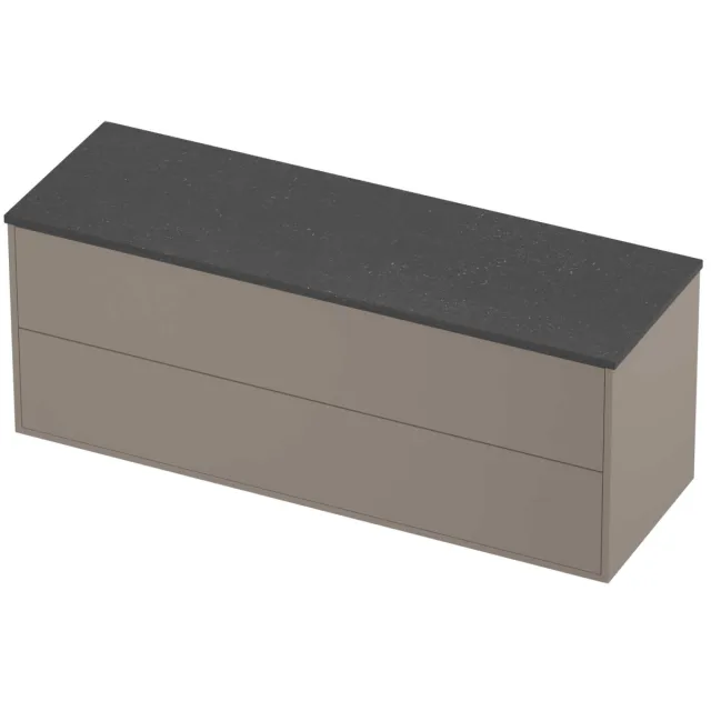 Proline Deck Badmeubelset Hardsteen Voor Grepen Symmetrisch 140x46x54 cm Blue Stone Clay Beige