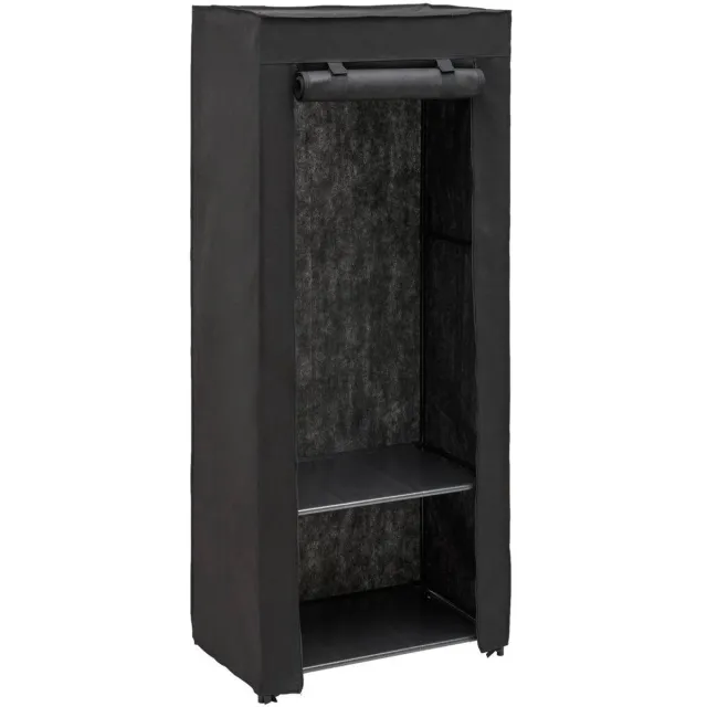 5 Five Simply Smart Dressy rechthoekige kledingkast 70 x 165 cm, zwart Noir