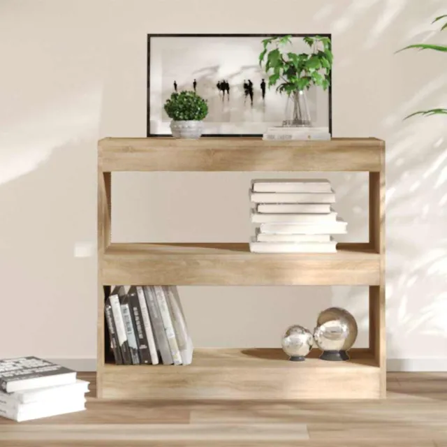 vidaXL Boekenkast / kamerscherm 80x30x72 cm sonoma eikenkleurig, foto 2