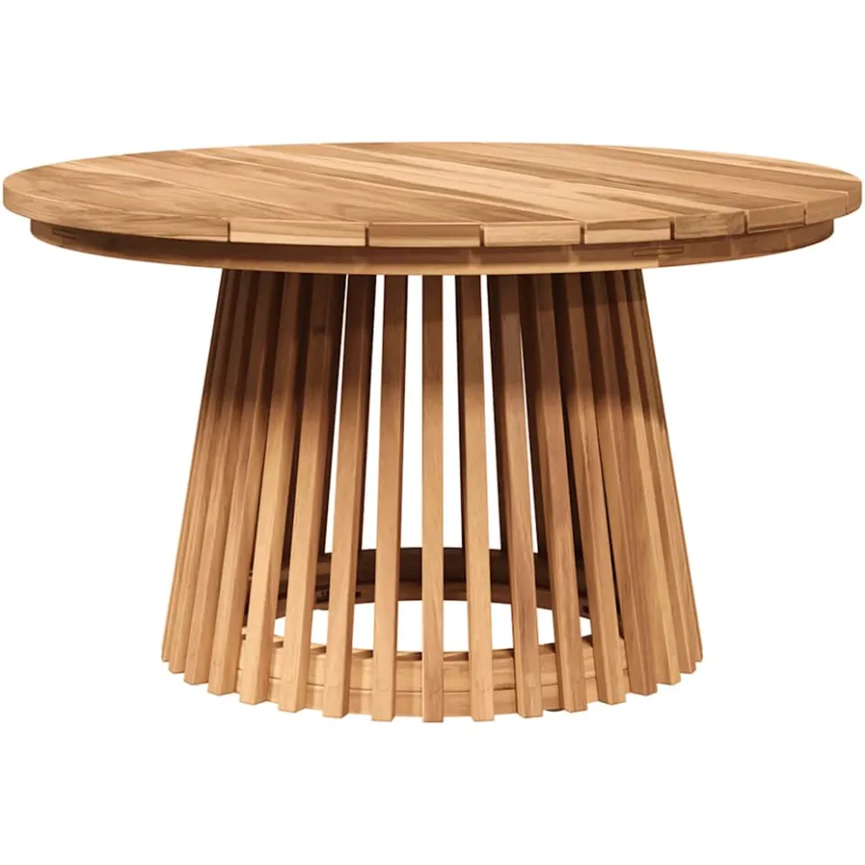 vidaXL Bijzettafel Bruin 70 x 70 x 40 cm Massief Teakhout, foto 3