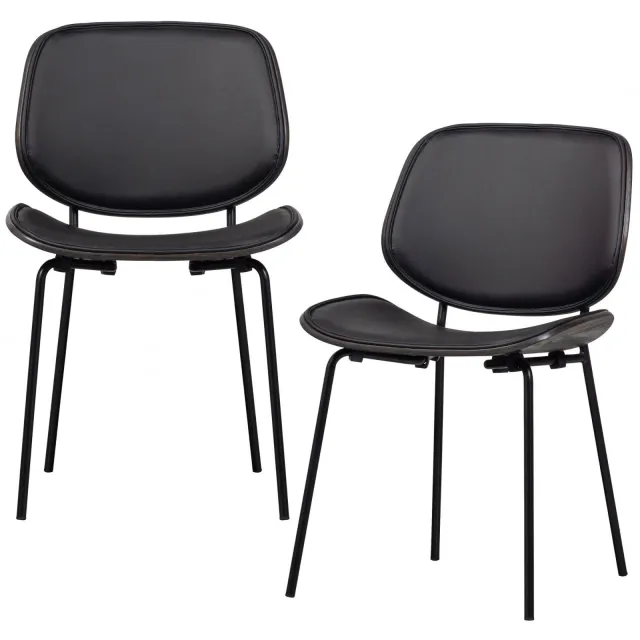 WOOOD Close eetkamerstoel zwart black