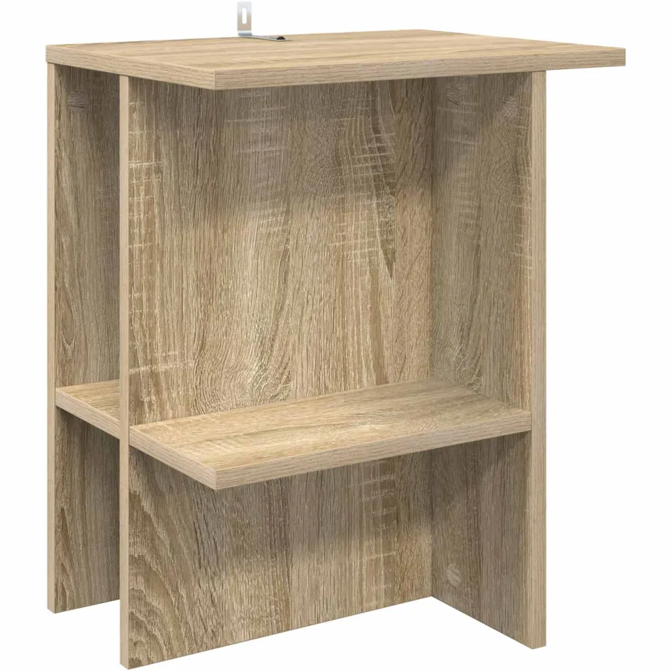 vidaXL Salontafel Sonoma Eiken 40 x 30 x 49 cm Bewerkt hout, foto 3