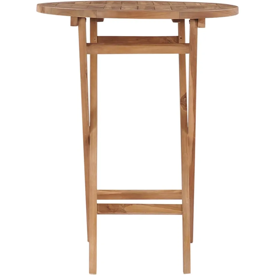 vidaXL Tuintafel inklapbaar 60 cm massief teakhout bruin, foto 3