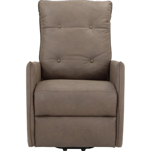 Notio Living Marko-Relaxfauteuil met elektrisch en liftup in PU Cappucino Bruin