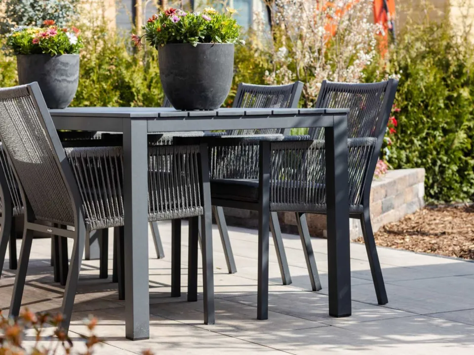 Manifesto Furniture Manifesto Menzano dining tuintafel 220x90x75cm grijs, foto 4