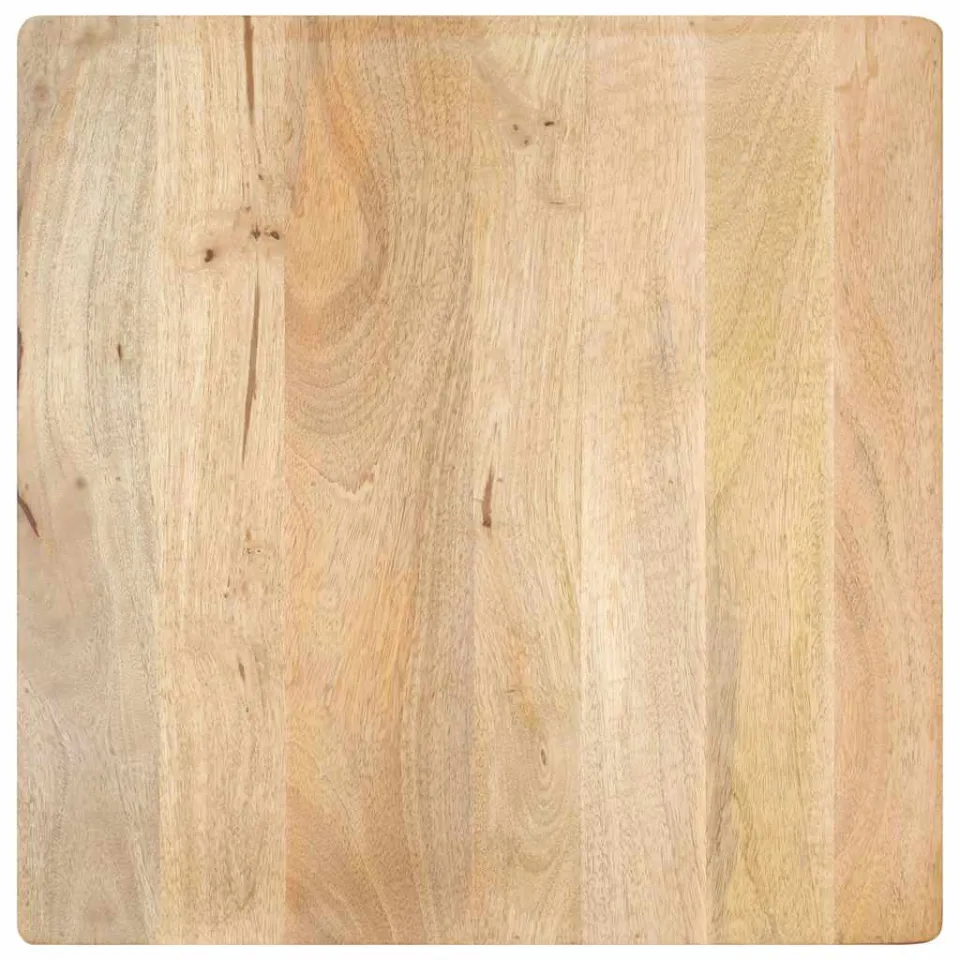 vidaXL Salontafel V-vormig 66x66x30 cm massief mangohout bruin, foto 3