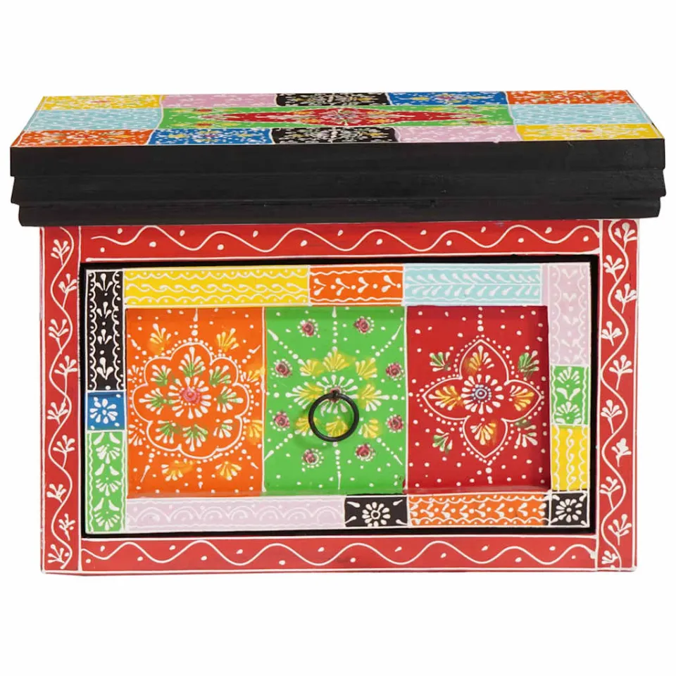 vidaXL Nachtkastje 2 st Multikleur 40 x 30 x 28 cm meerkleurig, foto 3