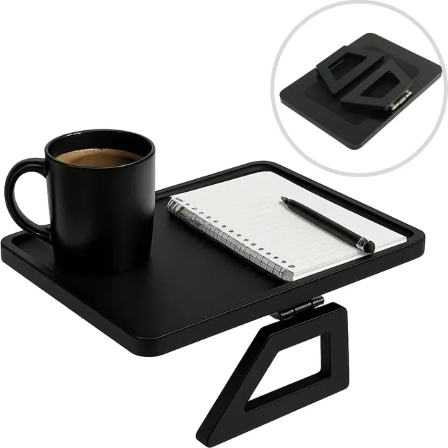 Lomera Armleuning Dienblad - Zwart Bamboe - Antislip Functie - Opvouwbaar Dienblad - Sofa Dienblad - Banktafel Dienblad - Armleuning Tafel - Bamboe Materiaal - Zwart Kleur - Bank Armleuning - Dienblad Voor Bank - Sofa Plank - Bank Dienblad nvt