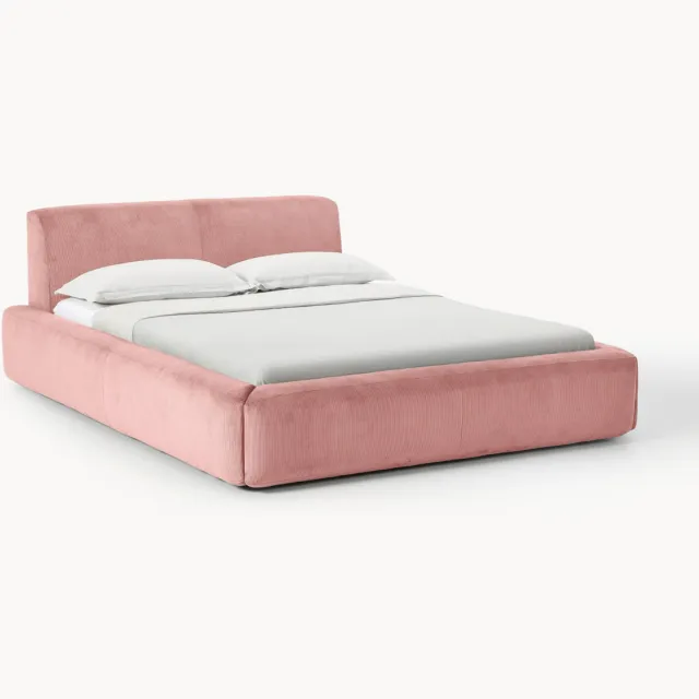 Westwing Collection Gestoffeerd bed Melva Dieproze