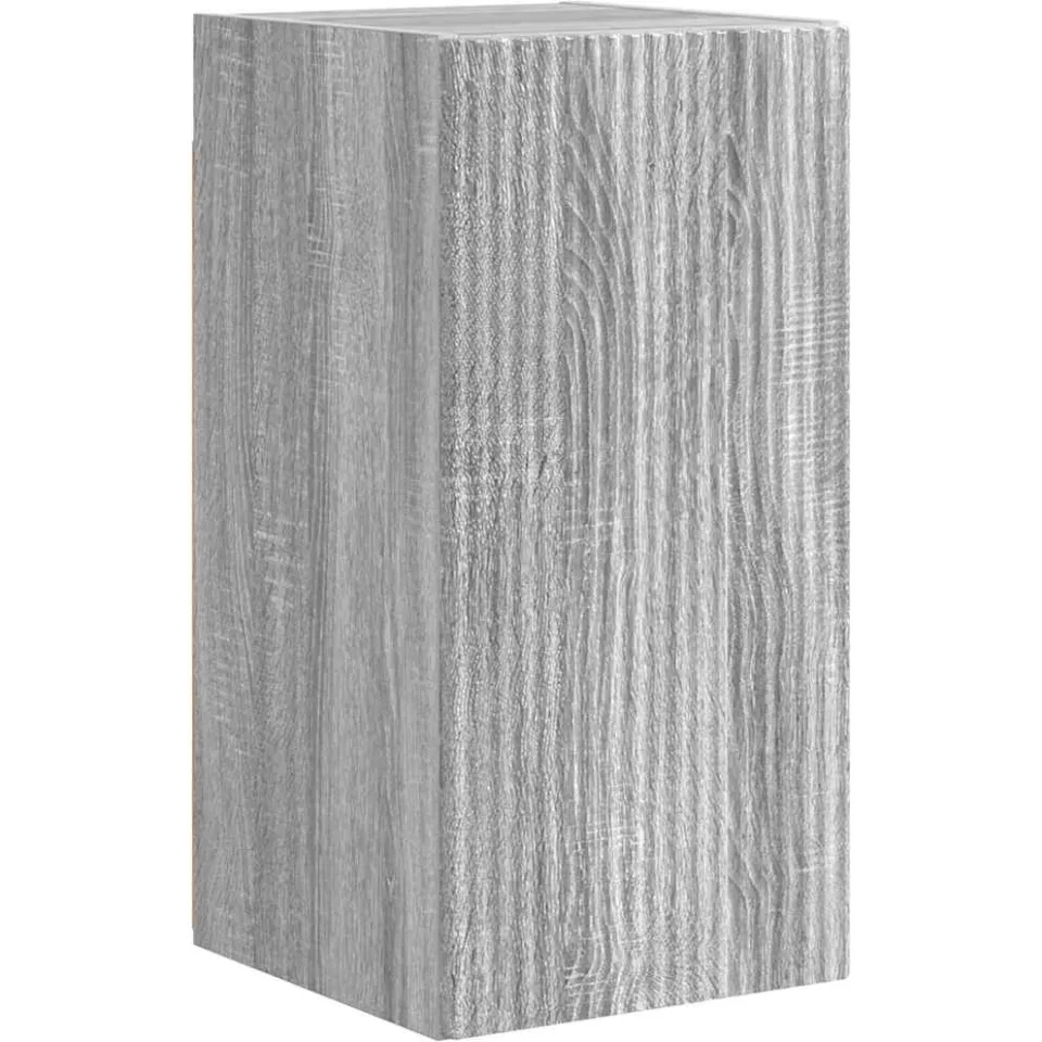 vidaXL TV Wandkast 30 x 31 x 60 cm Grijs Sonoma Bewerkt hout, foto 3