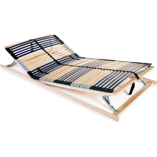 vidaXL Lattenbodem met 42 latten 7 zones 120x200 cm Meerkleurig